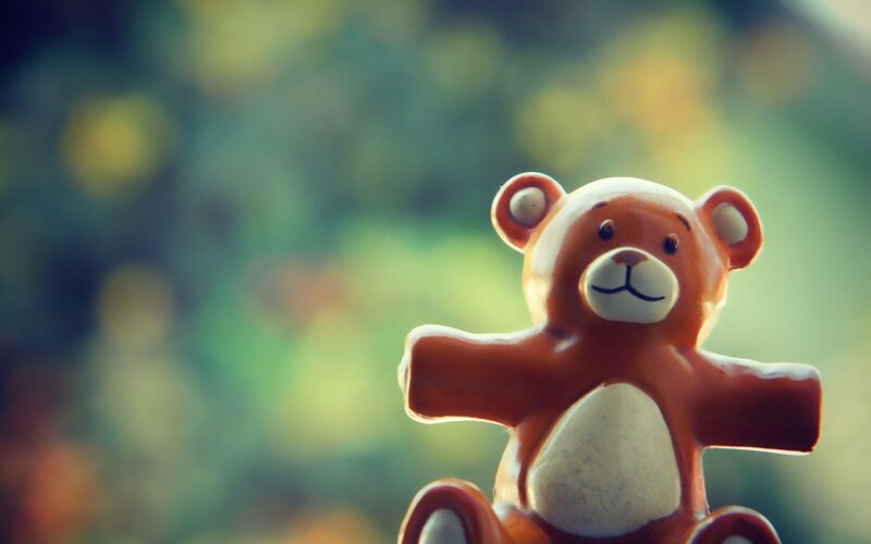 teddy bear figurine