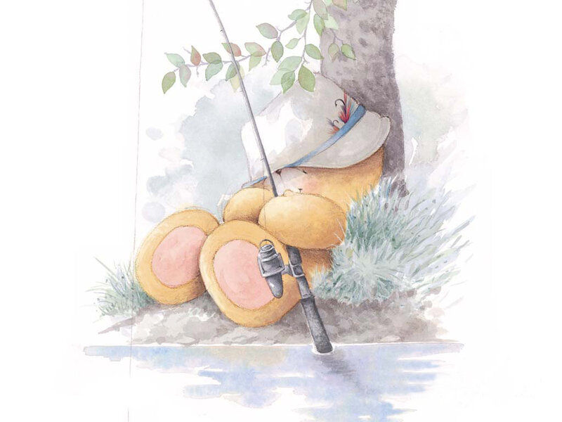 Teddy Bear Fishing