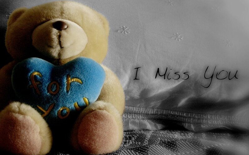 Teddy Bear Holding Heart — Brown, Sentimental