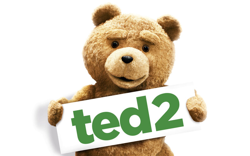 Teddy Bear Holding Sign — Brown, Playful