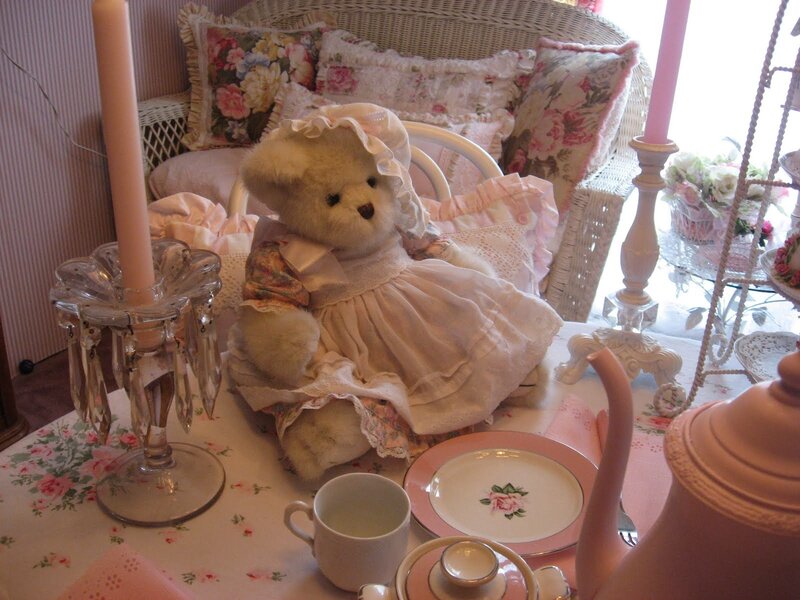 Teddy Bear in Dress — Pink