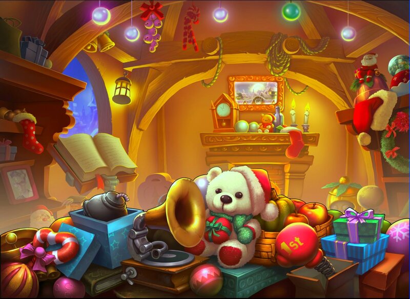 Teddy Bear in Gift Box — Yellow