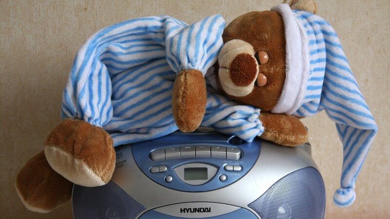 Teddy Bear in Pajamas — Brown