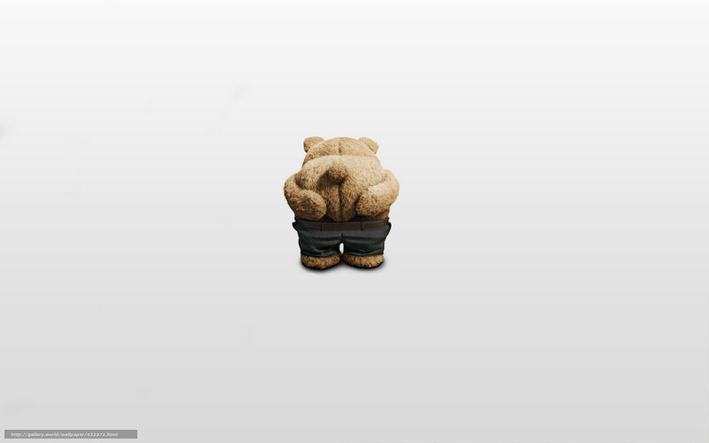 Teddy Bear in Pants — Brown