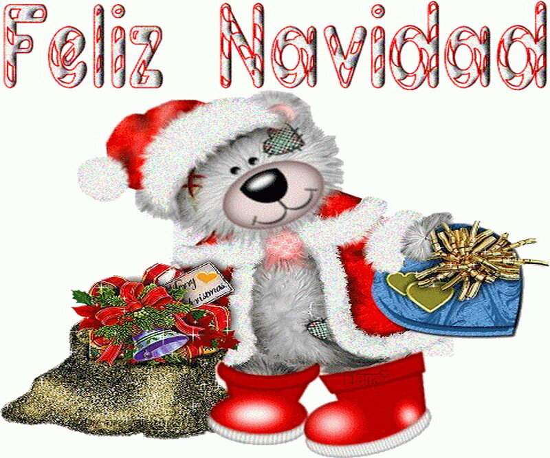 Teddy Bear in Santa Outfit
