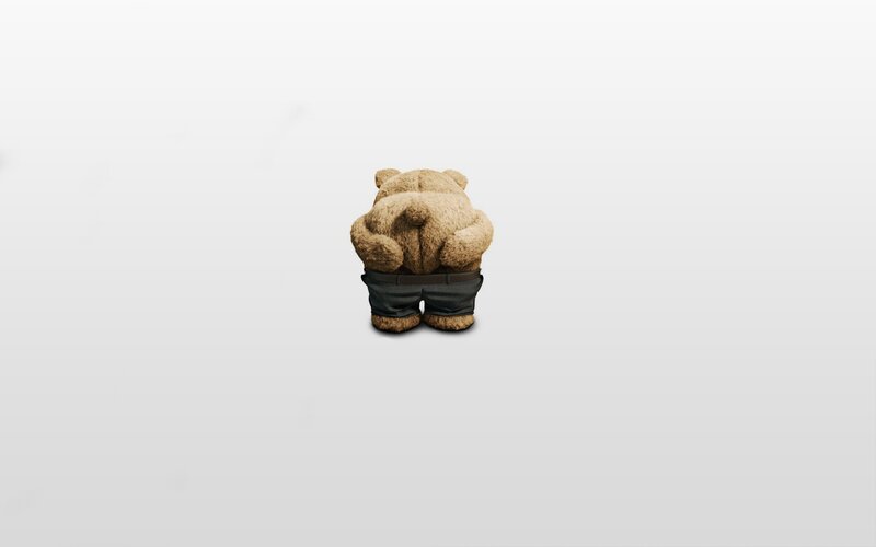 teddy bear in shorts