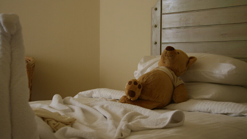 Teddy Bear on Bed