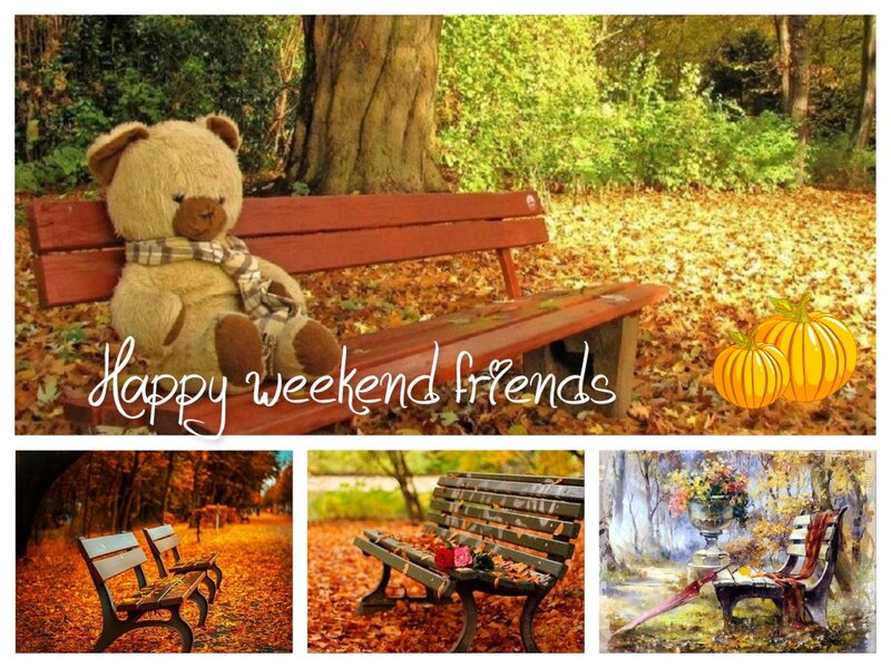 Teddy Bear on Bench — Brown, Peaceful