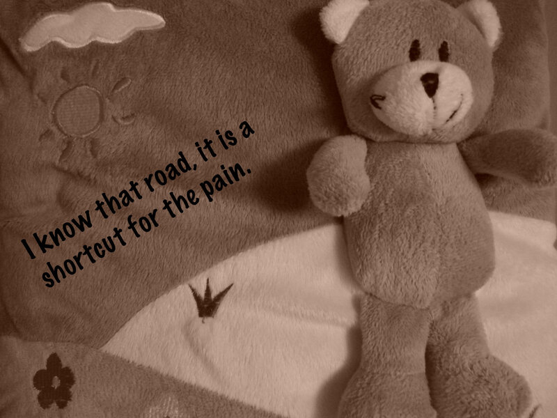 Teddy bear on blanket