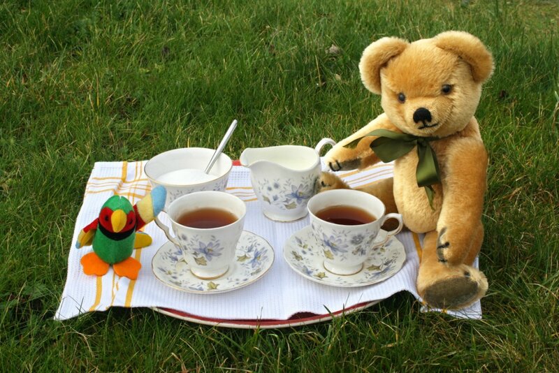 Teddy Bear Tea Party — Green