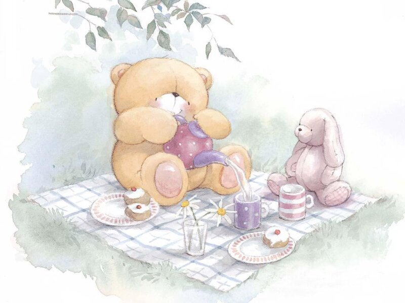 Teddy bear tea party