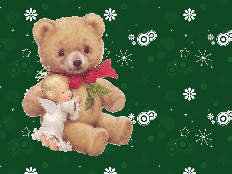 teddy bear with angel