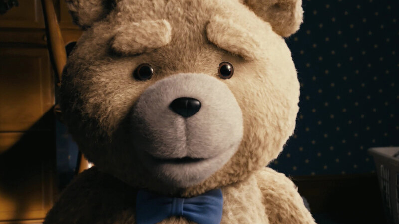Teddy Bear with Bow Tie — Brown
