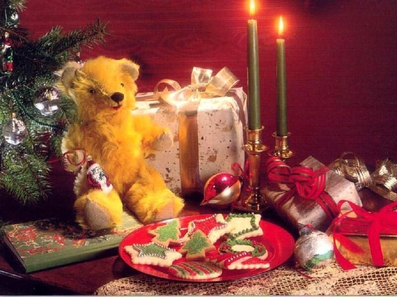 Teddy Bear with Cookies