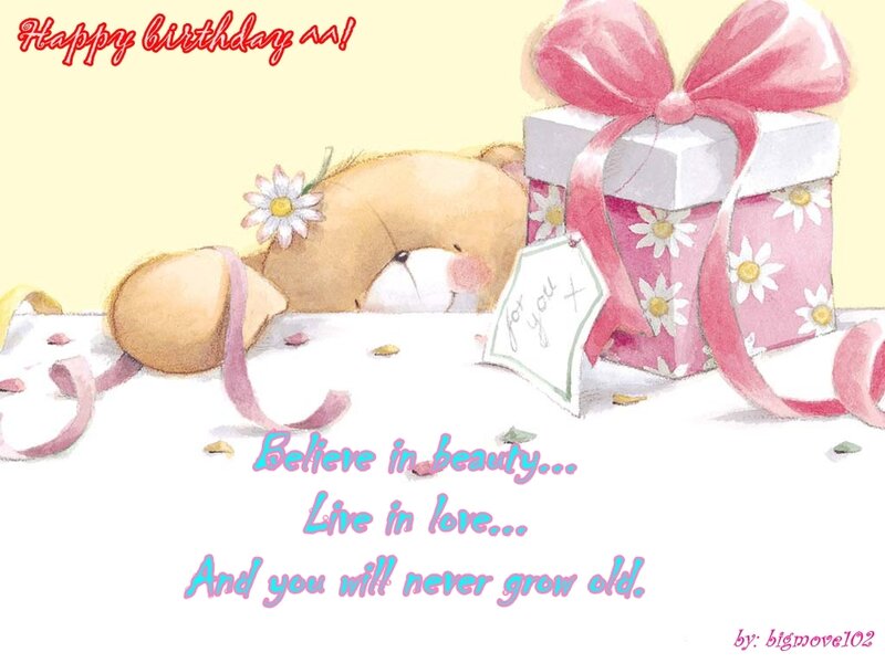 Teddy Bear with Gift — Pink