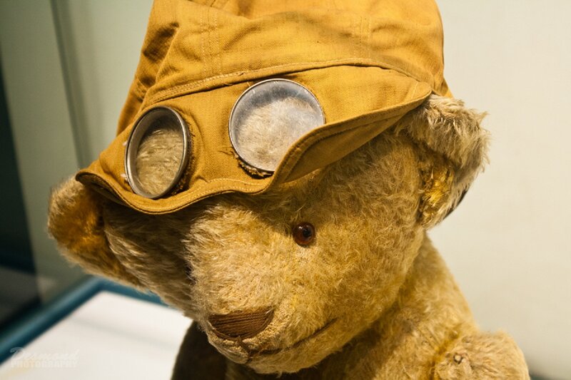 Teddy Bear with Goggles — Brown