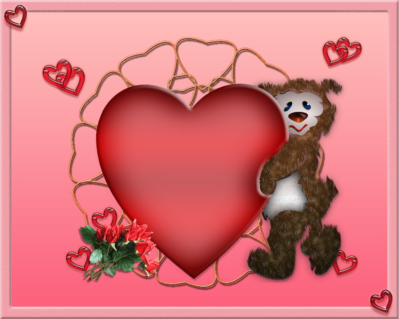 Teddy bear with heart