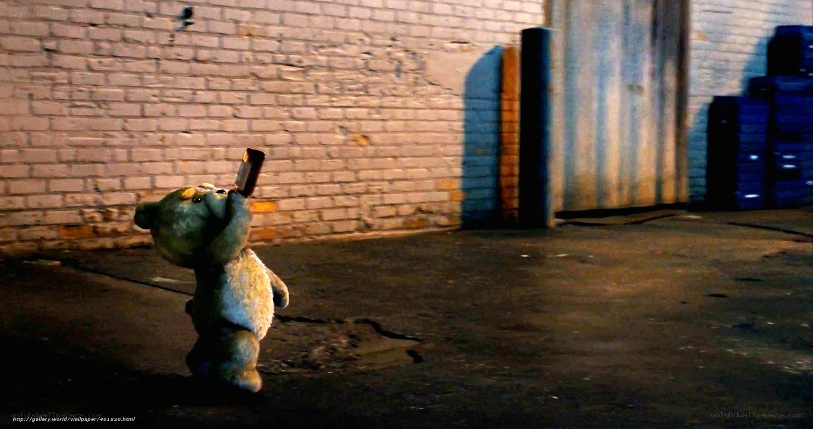 teddy bear with phone