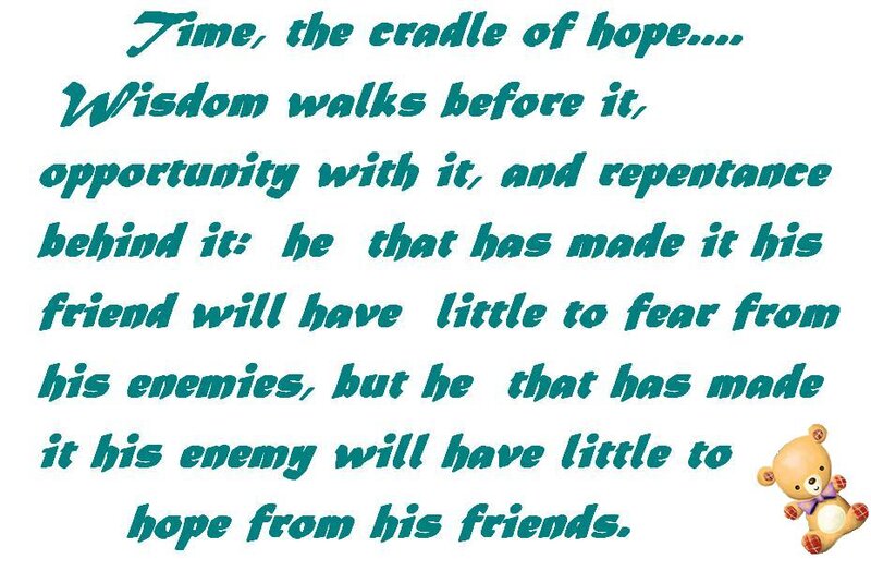 Teddy Bear with Quote