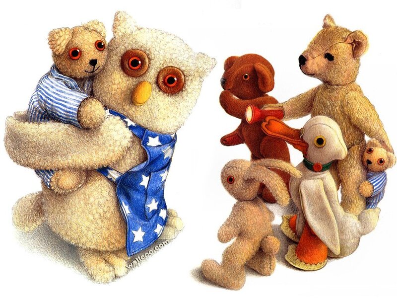 teddy bears and stuffed animals