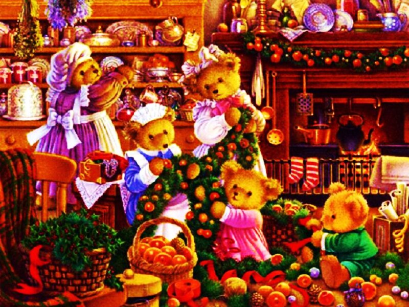 Teddy Bears Decorating