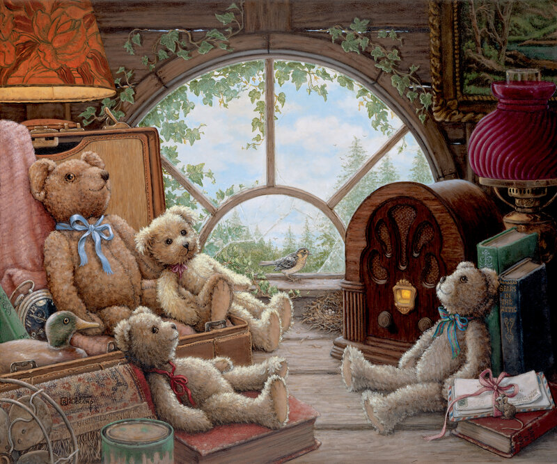 Teddy Bears in Attic