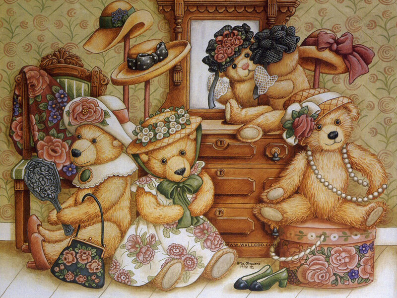 Teddy Bears in Hats