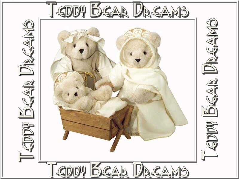 Teddy Bears in Nativity Scene