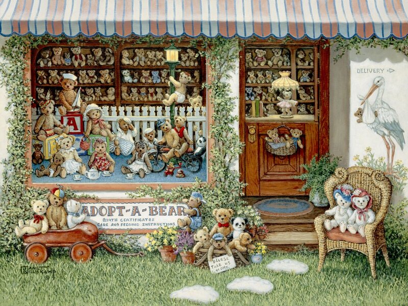Teddy Bears in Shop