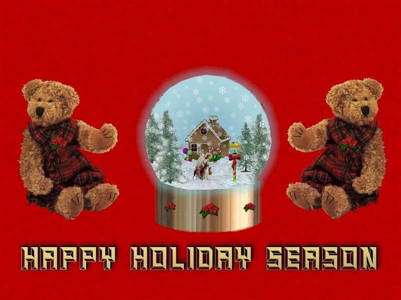 Teddy Bears in Snow Globe