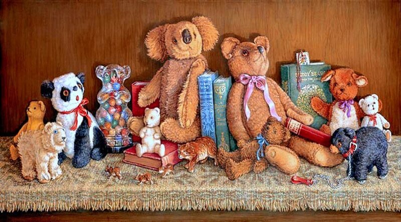 Teddy Bears on Shelf