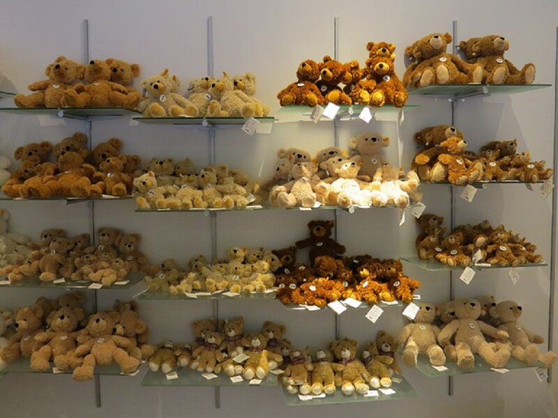 Teddy Bears on Shelves