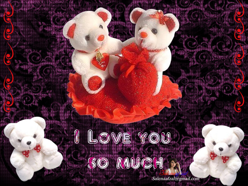 teddy bears with heart