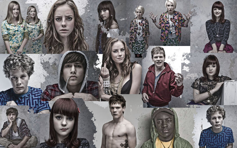 Teen cast collage