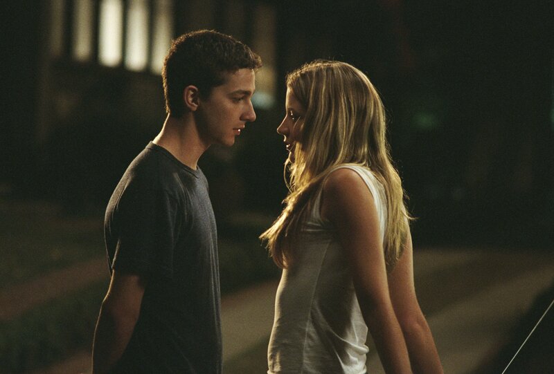 teen couple in nighttime scene