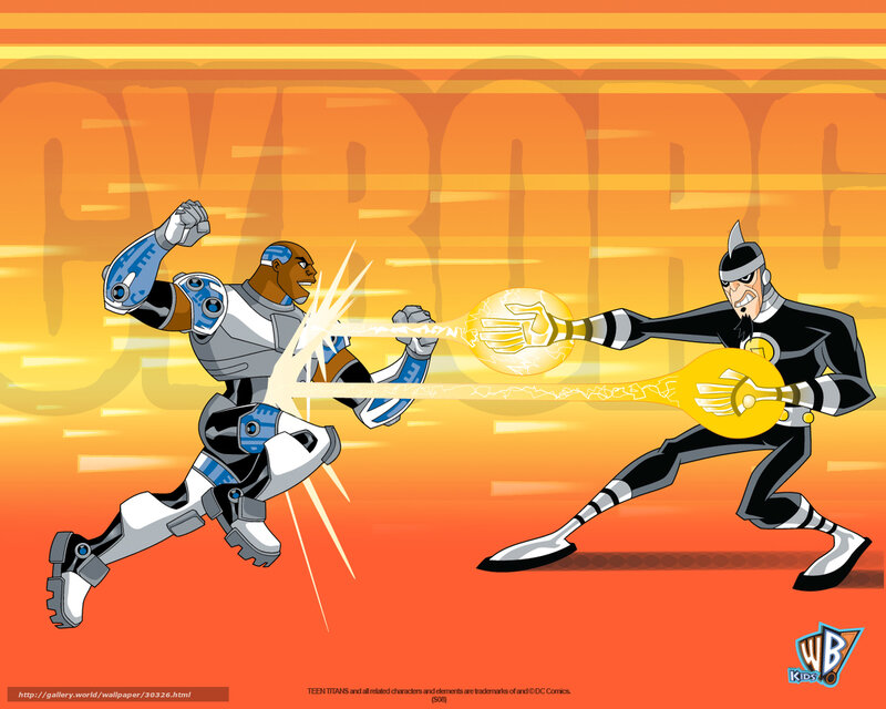 Teen Titans battle scene