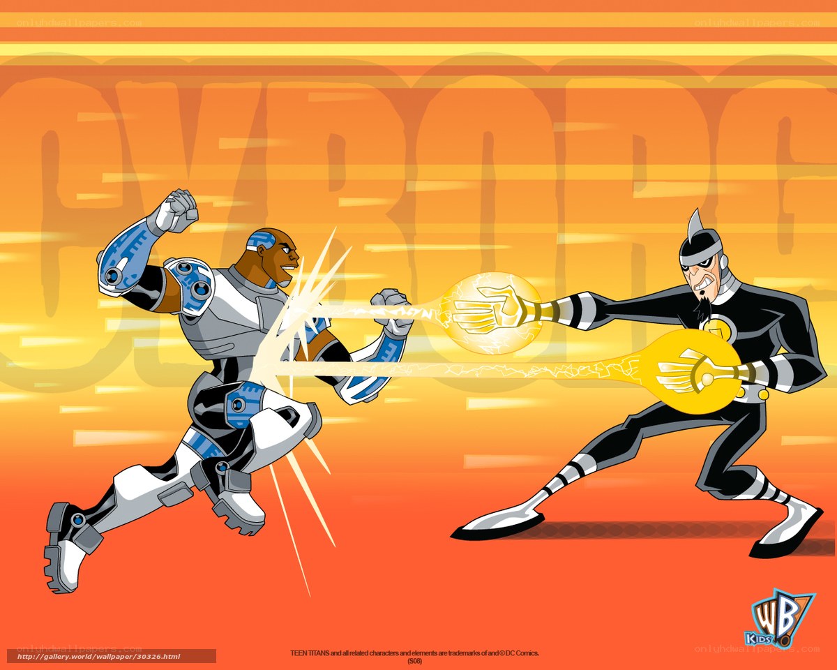 Teen Titans battle scene