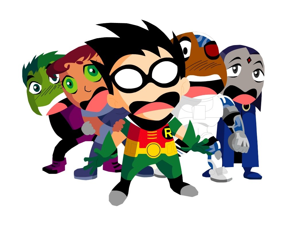 Teen Titans cartoon characters