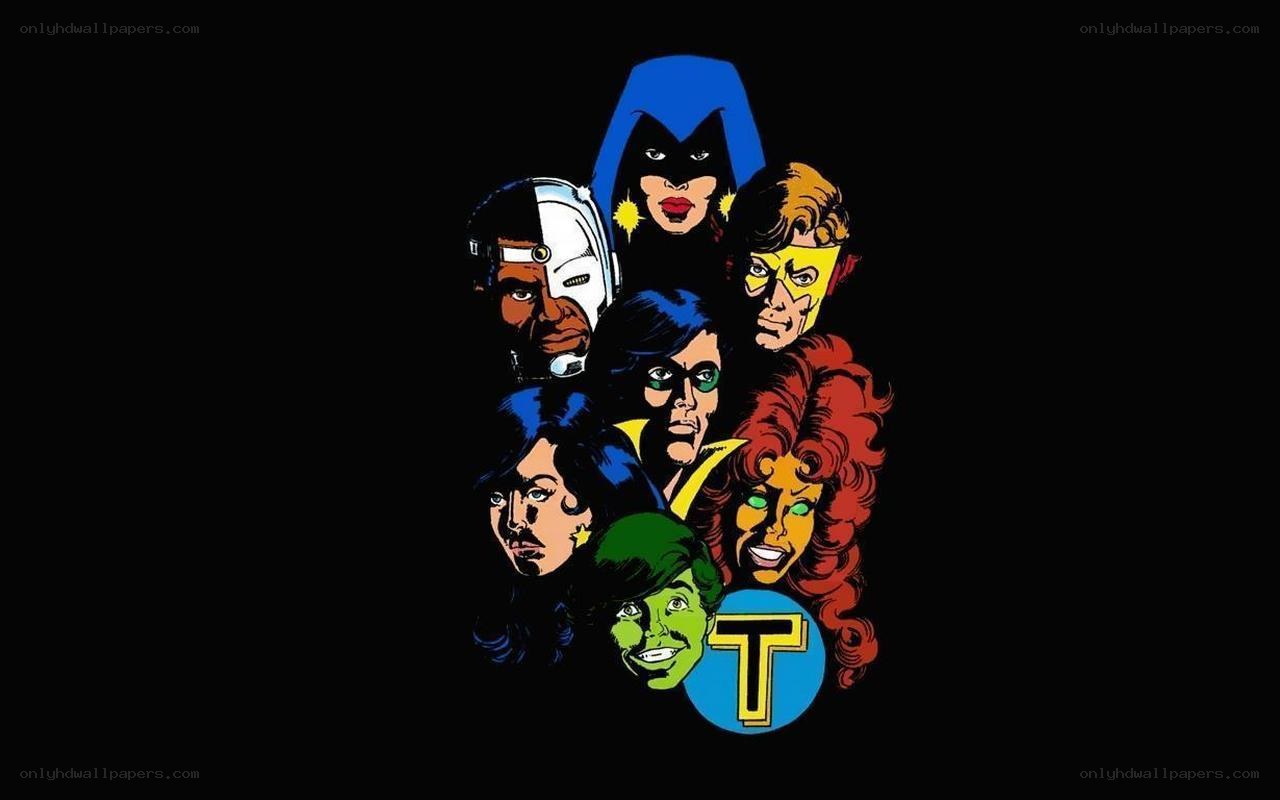 Teen Titans comic art