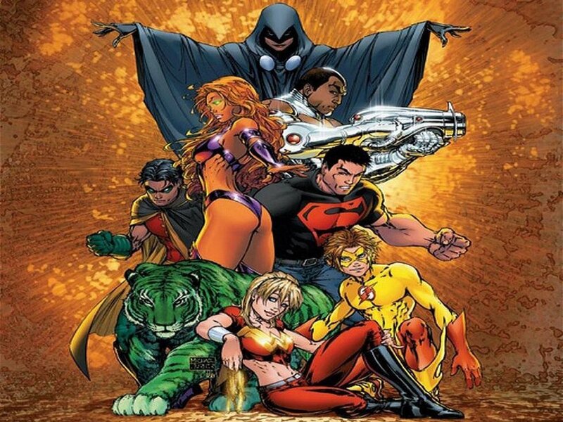 Teen Titans comic book cover
