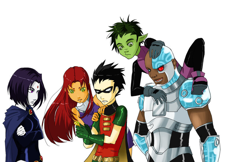 Teen Titans Group — Blue, Confident