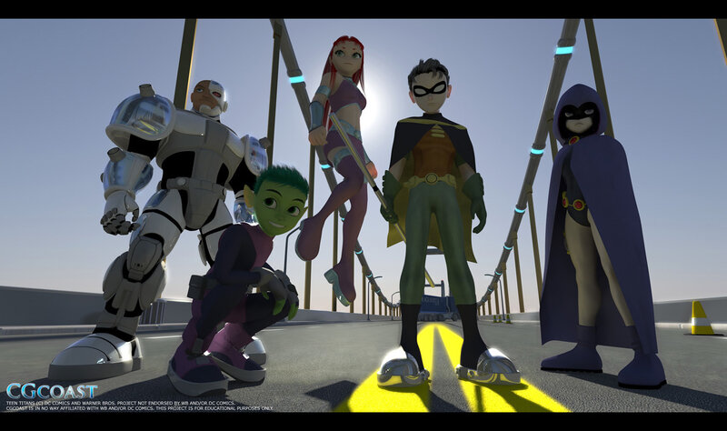 Teen Titans group shot