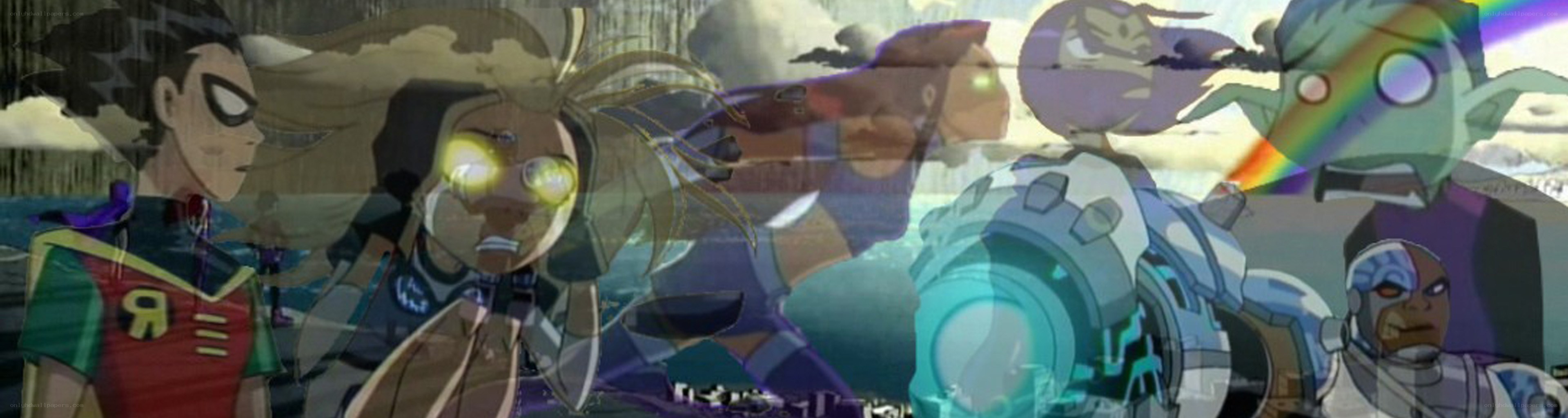 Teen Titans in action
