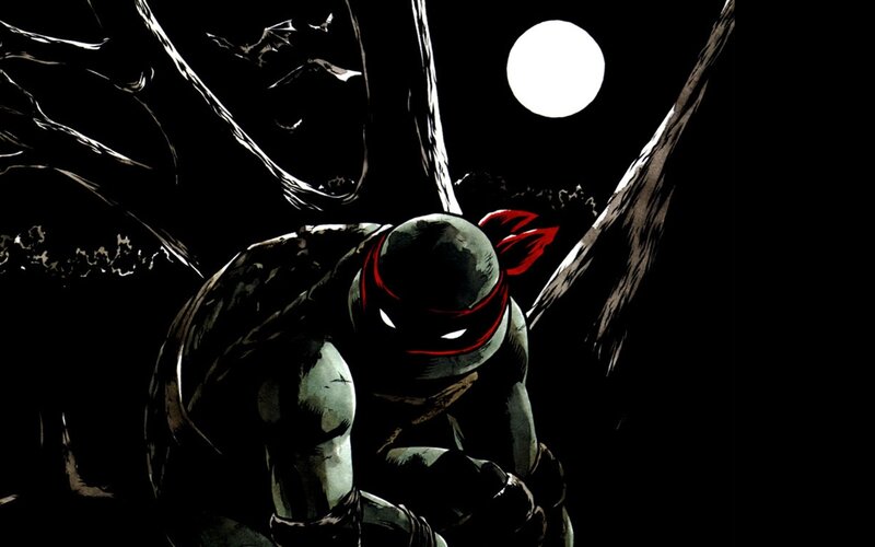 Teenage Mutant Ninja Turtle at night