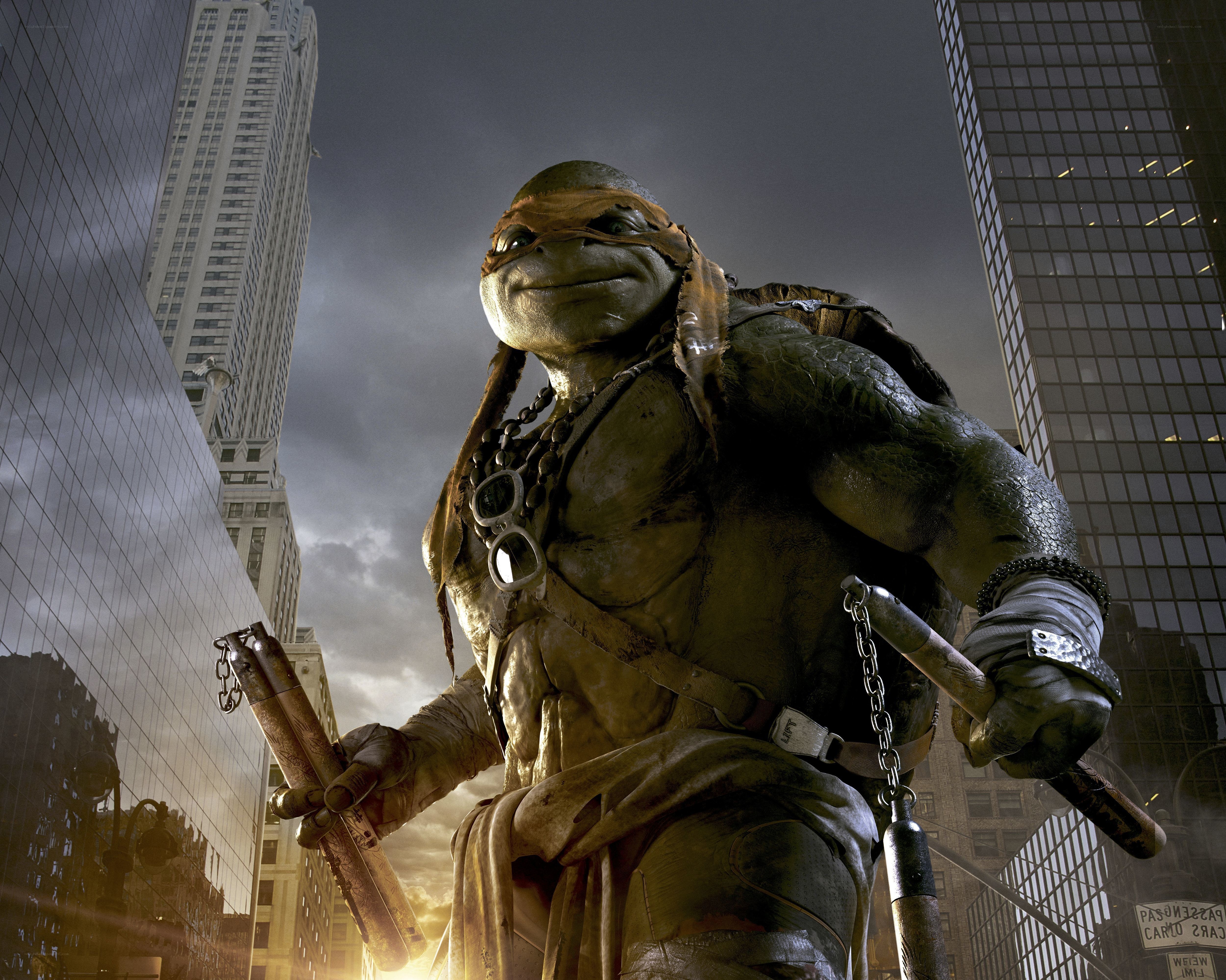 Teenage Mutant Ninja Turtle in city