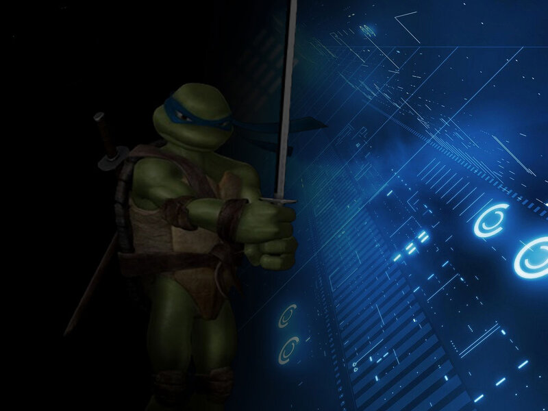 Teenage Mutant Ninja Turtle with sword