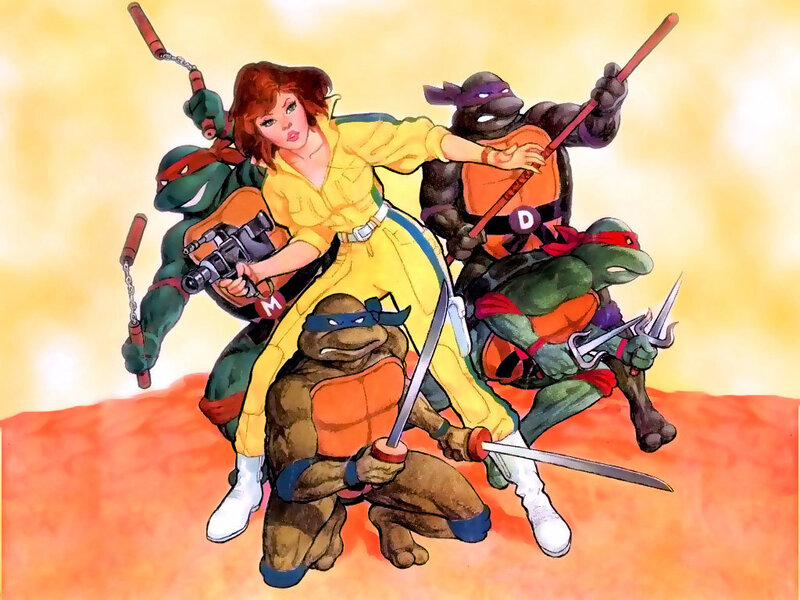 Teenage Mutant Ninja Turtles and April O'Neil