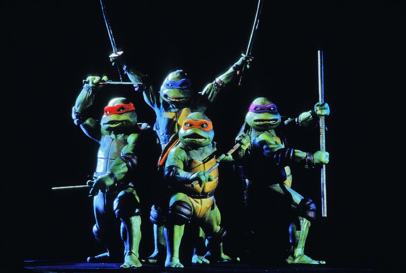 Teenage Mutant Ninja Turtles — Green, Dramatic, Photograph, Swords