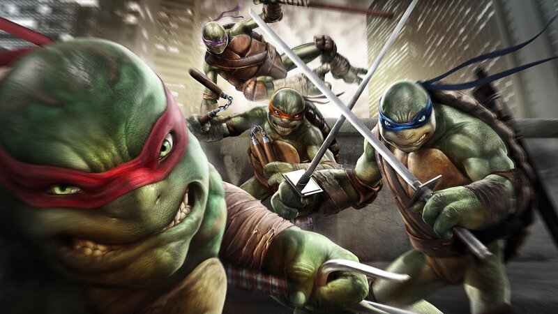 Teenage Mutant Ninja Turtles in action