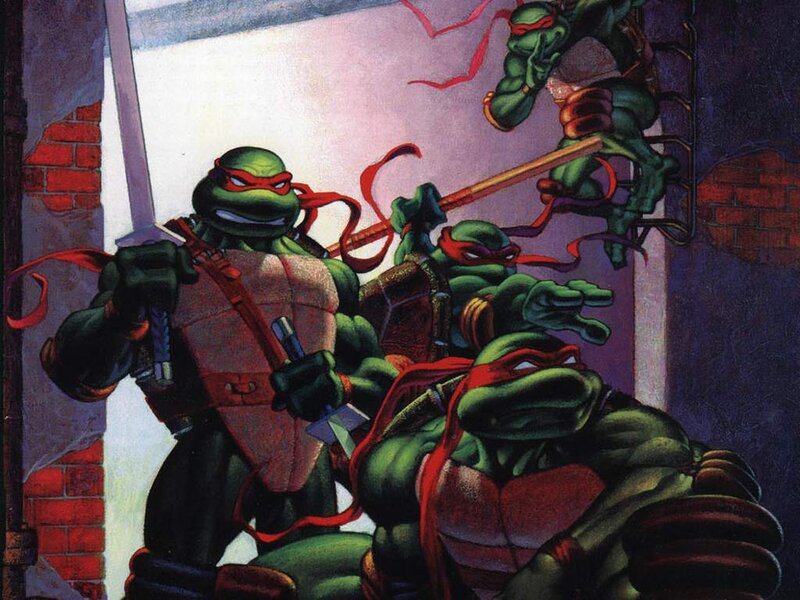 Teenage Mutant Ninja Turtles in action